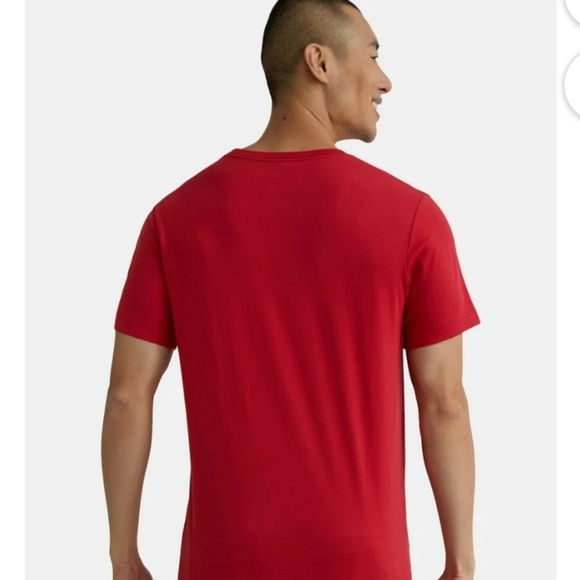 George Classic Cut T-Shirt Athletic Mens Small Men's S Red - Picture 3 of 7